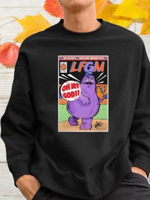 Mets Lfgm Grimace Monster Not So Fast Were Not Finished Yet Oh My God Baseball Oct 2024 Shirt Hoodie Sweatshirt riracha 3