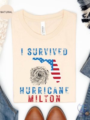 I Survived Hurricane Milton October 2024 Shirt Florida State Hurricane Milton Survivor Shirt Hoodie Sweatshirt riracha 2