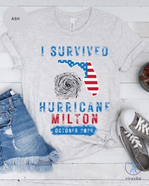 I Survived Hurricane Milton October 2024 Shirt Florida State Hurricane Milton Survivor Shirt Hoodie Sweatshirt riracha 4