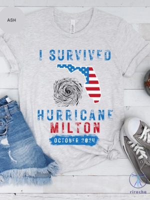 I Survived Hurricane Milton October 2024 Shirt Florida State Hurricane Milton Survivor Shirt Hoodie Sweatshirt riracha 4