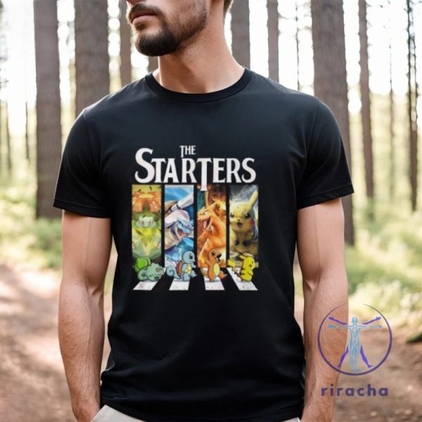 The Starters Pokemon Unisex T Shirt The Starters Pokemon Shirt Sweatshirt Hoodie riracha 1