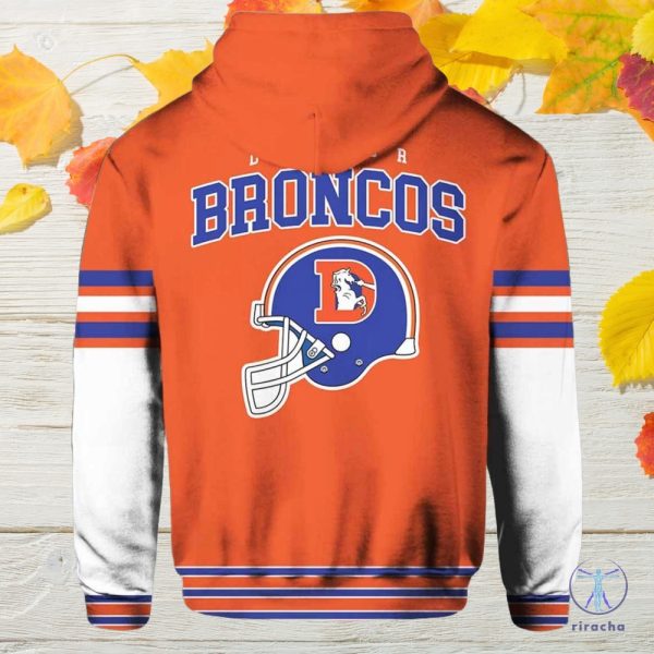 Broncos Throwback To 77 Hoodie Shirt Sweatshirt 3D All Over Printed Broncos 77 Throwbacks Shirt riracha 3