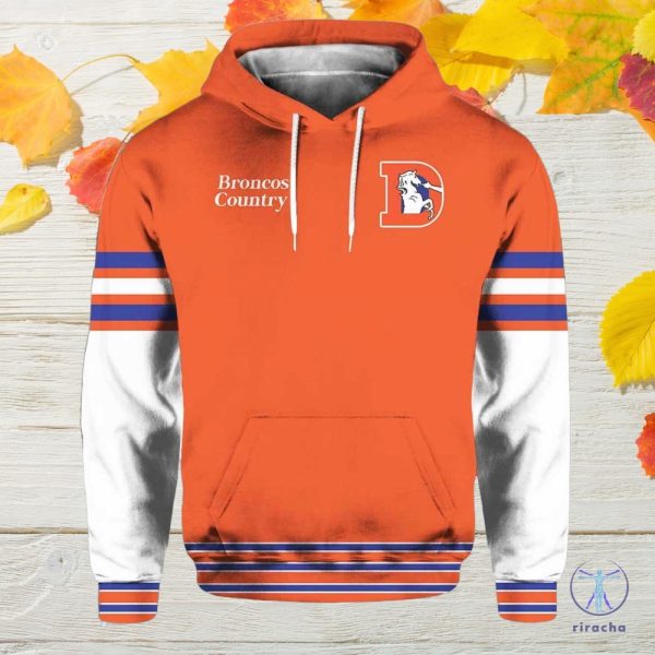 Broncos Throwback To 77 Hoodie Shirt Sweatshirt 3D All Over Printed Broncos 77 Throwbacks Shirt riracha 4