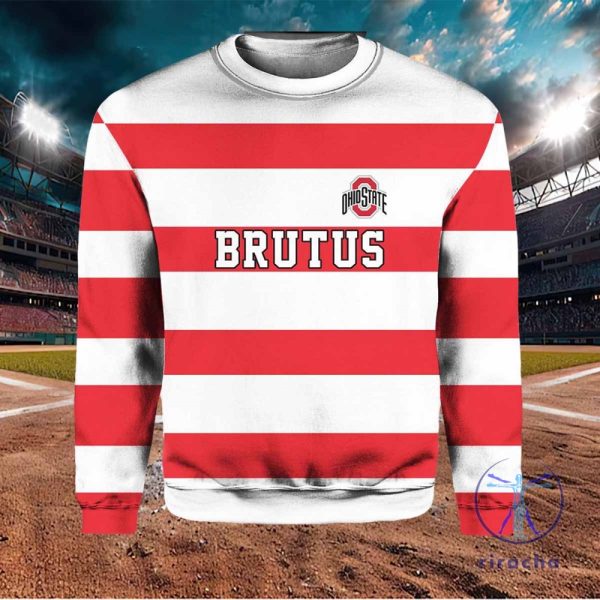 Ohio State Football Brutus Sweatshirt 3D All Over Printed Shirt Hoodie Sweatshirt riracha 1