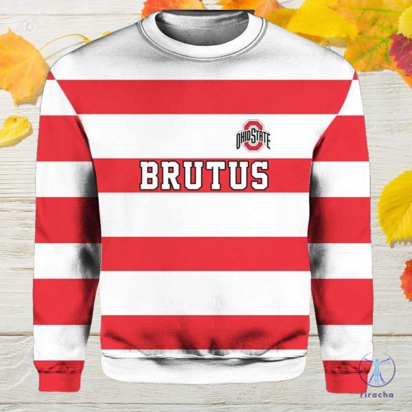 Ohio State Football Brutus Sweatshirt 3D All Over Printed Shirt Hoodie Sweatshirt riracha 3