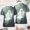 Halloween Ghost Sitting On The Swing Shirt 3D All Over Printed Shirt Hoodie Sweatshirt riracha 1