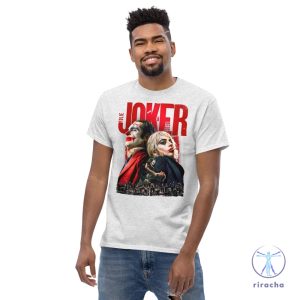 Joker 2024 Shirt Hoodie Sweatshirt Joker And Harley Quinn Costumes Joker Costume Shirt Joker White Shirt riracha 1