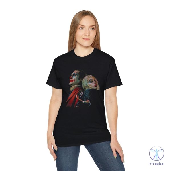 Joker And Harley Quinn Shirt Hoodie Sweatshirt Joker 2 Joker Folie A Deux Movie Joker Harley Quinn T Shirt Lady Gaga T Shirt riracha 6