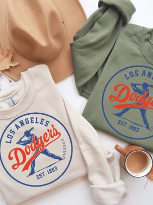 Los Angeles Dodgers Baseball Sweatshirt Favorite Baseball Team Sweatshirt And Hoodie Dodgers Shirt Dodger Shirt riracha 4