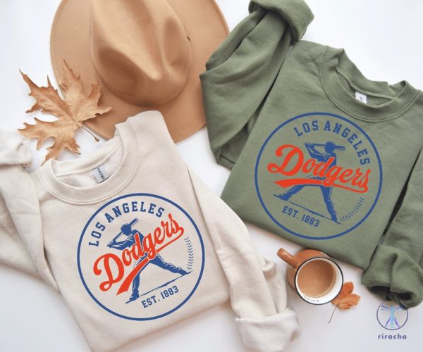 Los Angeles Dodgers Baseball Sweatshirt Favorite Baseball Team Sweatshirt And Hoodie Dodgers Shirt Dodger Shirt riracha 4