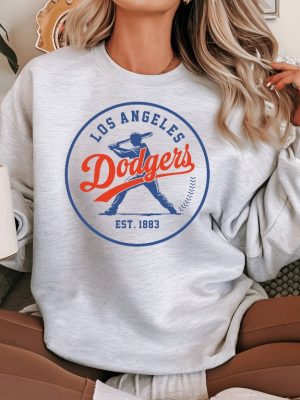 Los Angeles Dodgers Baseball Sweatshirt Favorite Baseball Team Sweatshirt And Hoodie Dodgers Shirt Dodger Shirt riracha 5