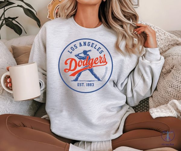 Los Angeles Dodgers Baseball Sweatshirt Favorite Baseball Team Sweatshirt And Hoodie Dodgers Shirt Dodger Shirt riracha 5