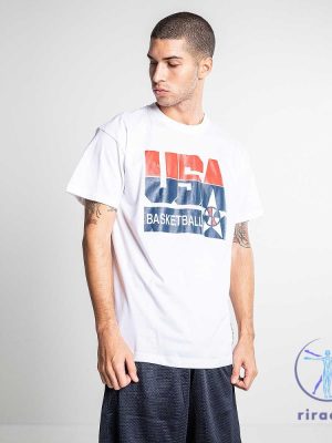 Travis Kelce Team Usa Shirt Basketball Logo For Usa Basketball Champions Vintage Tee Travis Kelce Shirt riracha 3