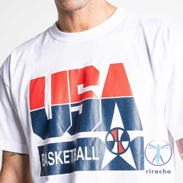 Travis Kelce Team Usa Shirt Basketball Logo For Usa Basketball Champions Vintage Tee Travis Kelce Shirt riracha 4