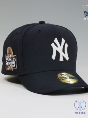 The New York Yankees 2024 World Series On Field Game New Era Fitted Cap Yankees World Series Hat 2024 New York Yankees Hat riracha 2