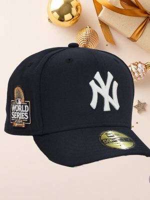 The New York Yankees 2024 World Series On Field Game New Era Fitted Cap Yankees World Series Hat 2024 New York Yankees Hat riracha 3