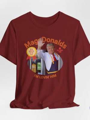 Magadonalds Shirt Trump Shirt Meme Trump Shirt Election 2024 Shirt Trump Mcdonald Funny Unisex Tee Trump Mcdonalds Shirt Hoodie Sweatshirt riracha 3