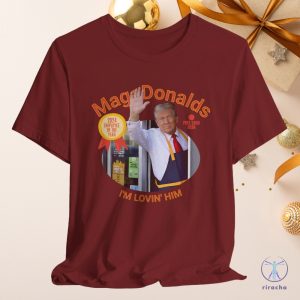 Magadonalds Shirt Trump Shirt Meme Trump Shirt Election 2024 Shirt Trump Mcdonald Funny Unisex Tee Trump Mcdonalds Shirt Hoodie Sweatshirt riracha 6