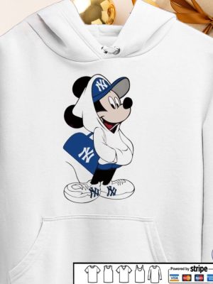 Mickey Mouse Style Pose New York Yankees Shirt Hoodie Sweatshirt riracha 5