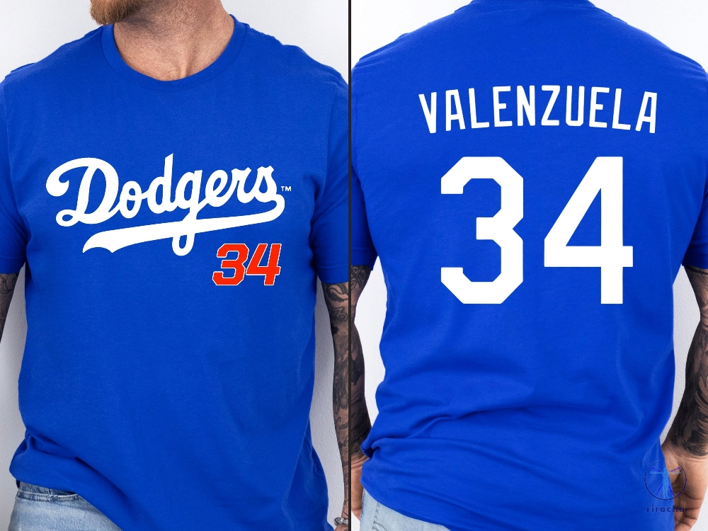 Fernando Valenzuela Shirt Fernando Valenzuela Los Angeles Dodgers Shirt Fernando Valenzuela La Dodgers Legend Baseball Player Shirt Hoodie Sweatshirt riracha 1