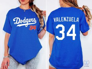 Fernando Valenzuela Shirt Fernando Valenzuela Los Angeles Dodgers Shirt Fernando Valenzuela La Dodgers Legend Baseball Player Shirt Hoodie Sweatshirt riracha 2