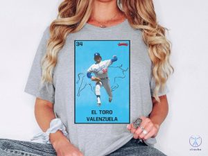 Fernando El Toro Valenzuela Fernando Valenzuela Shirt El Toro Memorial Shirt Fernando Valenzuela Los Angeles Dodgers Shirt Hoodie Sweatshirt riracha 2