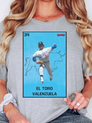 Fernando El Toro Valenzuela Fernando Valenzuela Shirt El Toro Memorial Shirt Fernando Valenzuela Los Angeles Dodgers Shirt Hoodie Sweatshirt riracha 2