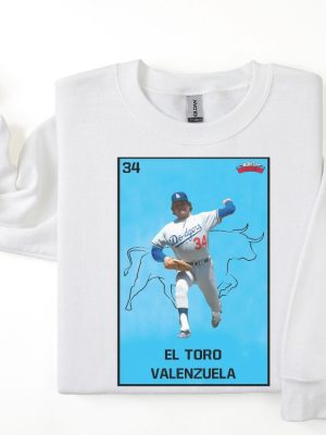 Fernando El Toro Valenzuela Fernando Valenzuela Shirt El Toro Memorial Shirt Fernando Valenzuela Los Angeles Dodgers Shirt Hoodie Sweatshirt riracha 3