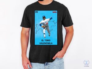 Fernando El Toro Valenzuela Fernando Valenzuela Shirt El Toro Memorial Shirt Fernando Valenzuela Los Angeles Dodgers Shirt Hoodie Sweatshirt riracha 4