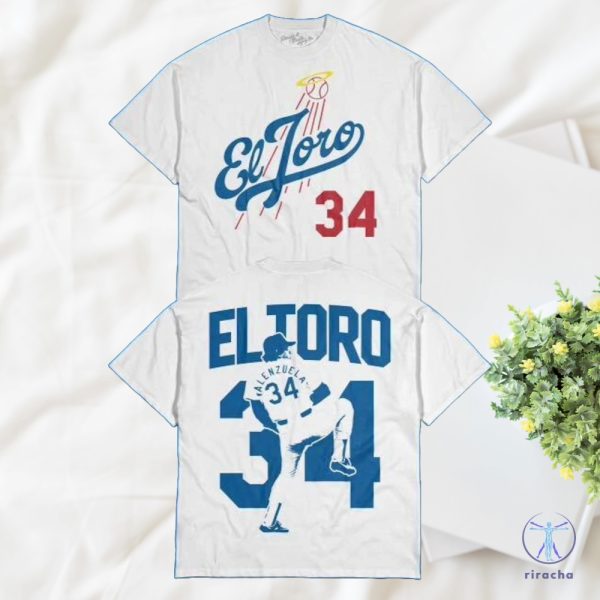 Fernando El Toro T Shirt Fernando Valenzuela Shirt Fernando Valenzuela Los Angeles Dodgers Shirt Fernando Valenzuela La Dodgers Shirt Hoodie Sweatshirt riracha 3