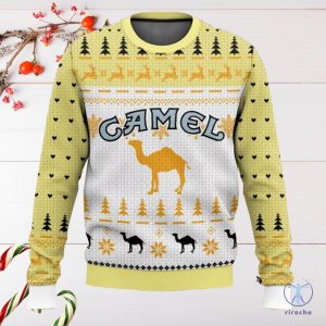 Camel Ugly Christmas Sweater Sweatshirt Unique Gift For Camel Lover riracha 2