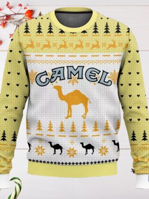 Camel Ugly Christmas Sweater Sweatshirt Unique Gift For Camel Lover riracha 2