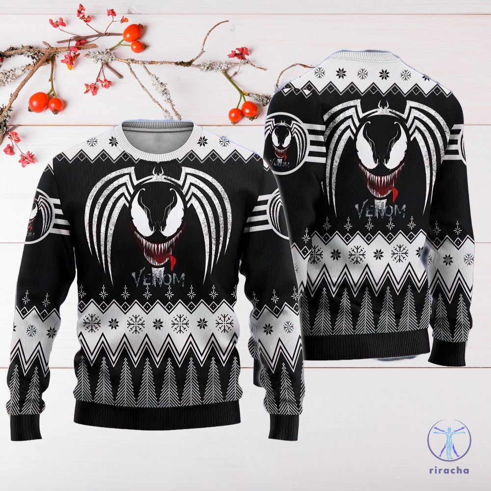 Venom Ugly Christmas Sweater Sweatshirt Unique Gift For Venom Lover