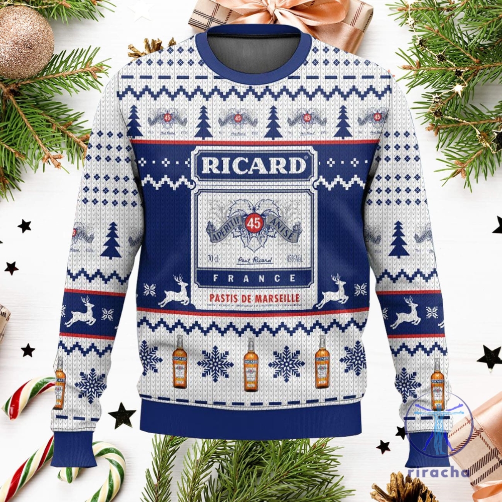 Ricard Ugly Christmas Sweater Sweatshirt Unique Gift For Ricard Lover