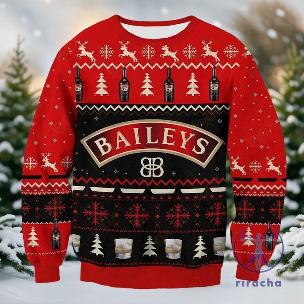 Baileys Ugly Christmas Sweater Sweatshirt Unique Gift For Baileys Lover