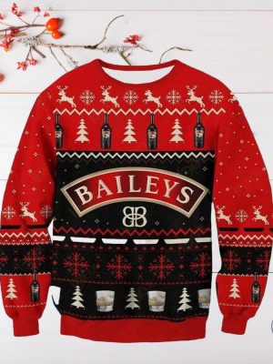 Baileys Ugly Christmas Sweater Sweatshirt Unique Gift For Baileys Lover riracha 2