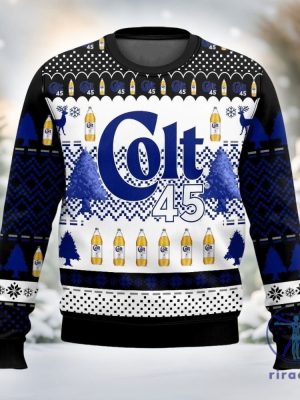 Colt 45 Ugly Christmas Sweater Sweatshirt Unique Gift For Colt 45 Lover riracha 2