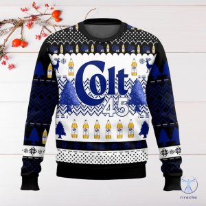 Colt 45 Ugly Christmas Sweater Sweatshirt Unique Gift For Colt 45 Lover riracha 3