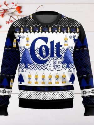 Colt 45 Ugly Christmas Sweater Sweatshirt Unique Gift For Colt 45 Lover riracha 3