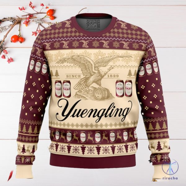 Yuengling Ugly Christmas Sweater Sweatshirt Unique Gift For Yuengling Lover riracha 1