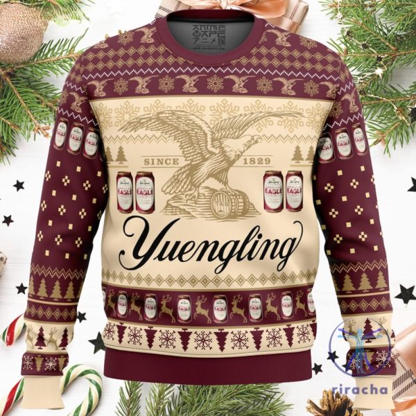 Yuengling Ugly Christmas Sweater Sweatshirt Unique Gift For Yuengling Lover riracha 2