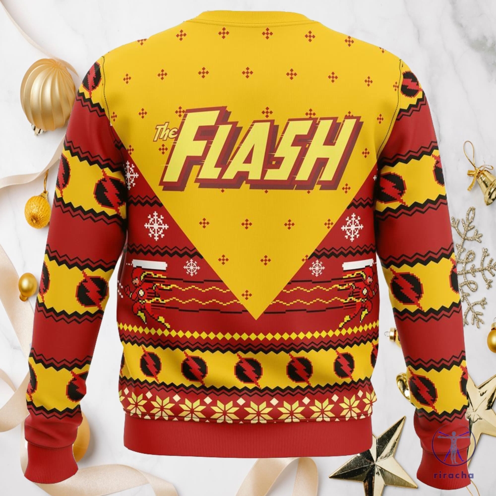 The Flash Ugly Christmas Sweater sweatshirt unique Gift for The Flash lover 