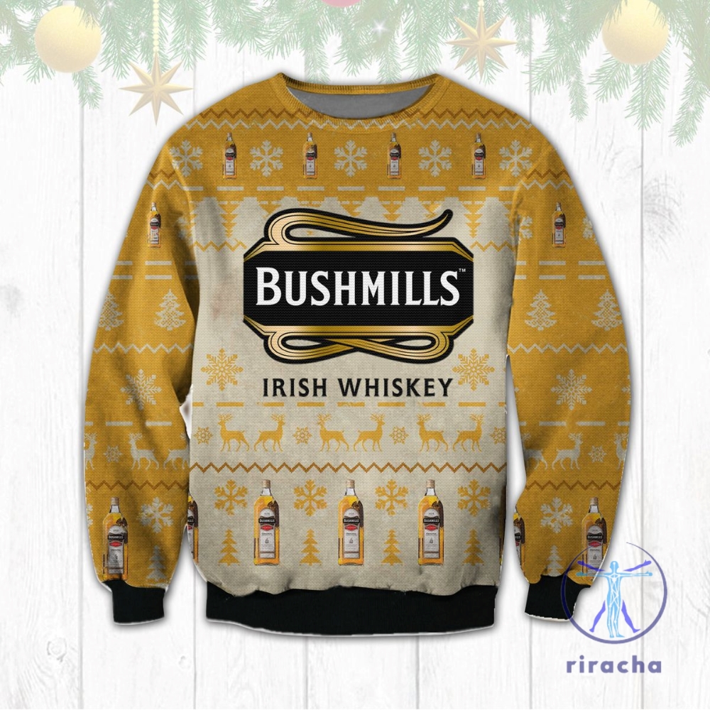 Bushmills Ugly Christmas Sweater Sweatshirt Unique Gift For Bushmills Lover