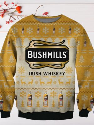 Bushmills Ugly Christmas Sweater Sweatshirt Unique Gift For Bushmills Lover riracha 2