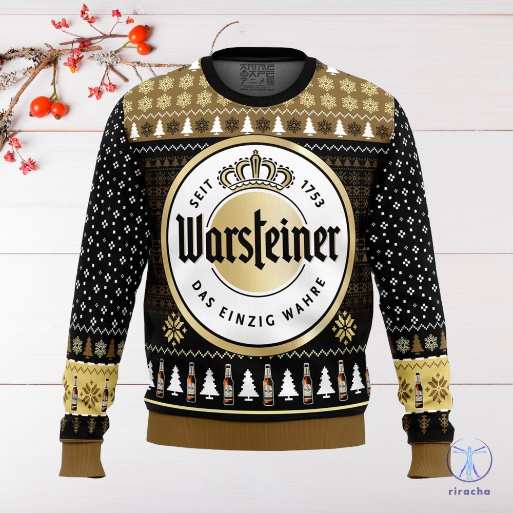 Warsteiner Ugly Christmas Sweater Sweatshirt Unique Gift For Warsteiner Lover