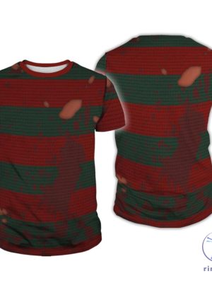 Nightmare On Elm Street Freddy Krueger Hoodie Freddy Krueger Halloween Costume Horror Movie Shirt Freddy Krueger Shirt Freddy Krueger Costume riracha 3