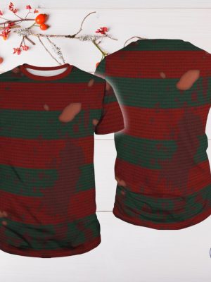 Nightmare On Elm Street Freddy Krueger Hoodie Freddy Krueger Halloween Costume Horror Movie Shirt Freddy Krueger Shirt Freddy Krueger Costume riracha 4