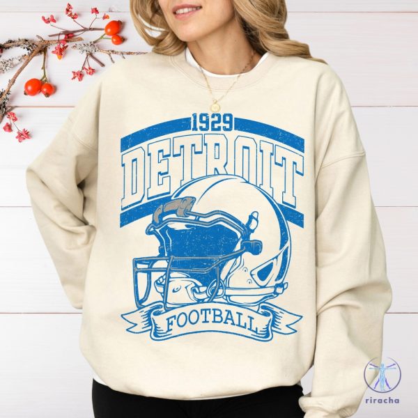 Vintage 90S Style Detroit Lions Sweatshirt Game Day Shirt Detroit Lions Shirt Sunday Detroit Lions Shirt Detroit Lions T Shirt Hoodie riracha 4