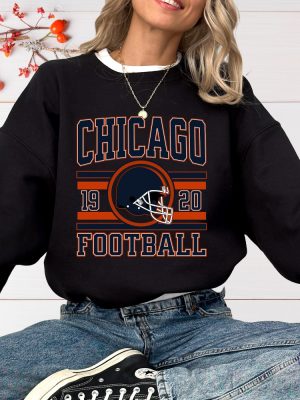 Vintage Chicago Football Sweatshirt Chicago Football Game Day Chicago Hoodie Chicago Bears T Shirt Hoodie Sweatshirt riracha 2