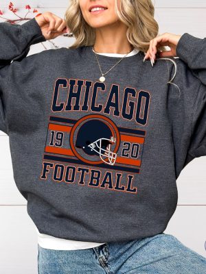 Vintage Chicago Football Sweatshirt Chicago Football Game Day Chicago Hoodie Chicago Bears T Shirt Hoodie Sweatshirt riracha 3